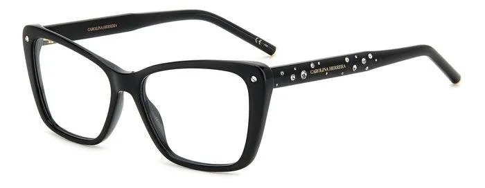 Carolina Herrera HER 0149 807 Montature da vista Acetato Nero Cat Eye - immagine 1