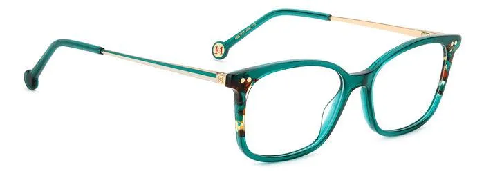 Carolina Herrera HER 0167 XGW Montature da vista Acetato Verde Squadrata - immagine 2
