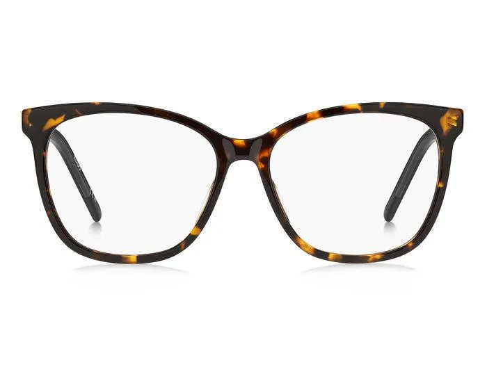 Hugo Boss HG 1251 O63 Montature da vista Acetato Havana/Rosso Cat Eye - immagine 3