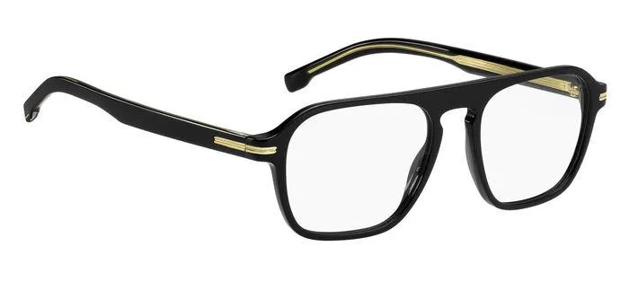 Hugo Boss BOSS 1510 807 Montature da vista Bio-acetato Nero Squadrata - immagine 2