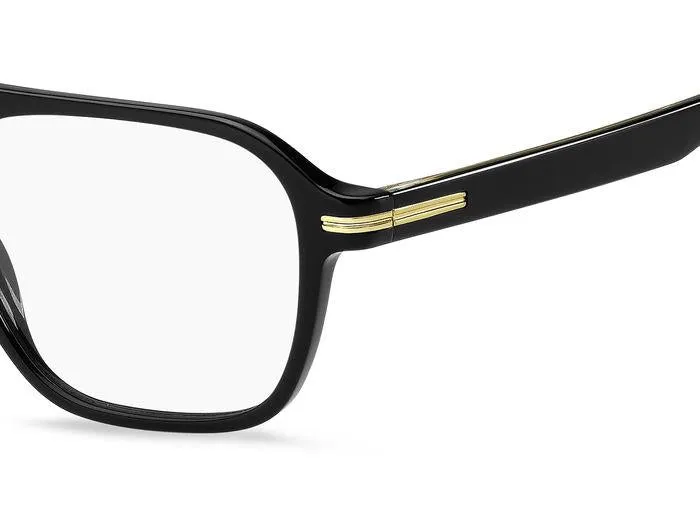 Hugo Boss BOSS 1510 807 Montature da vista Bio-acetato Nero Squadrata - immagine 4