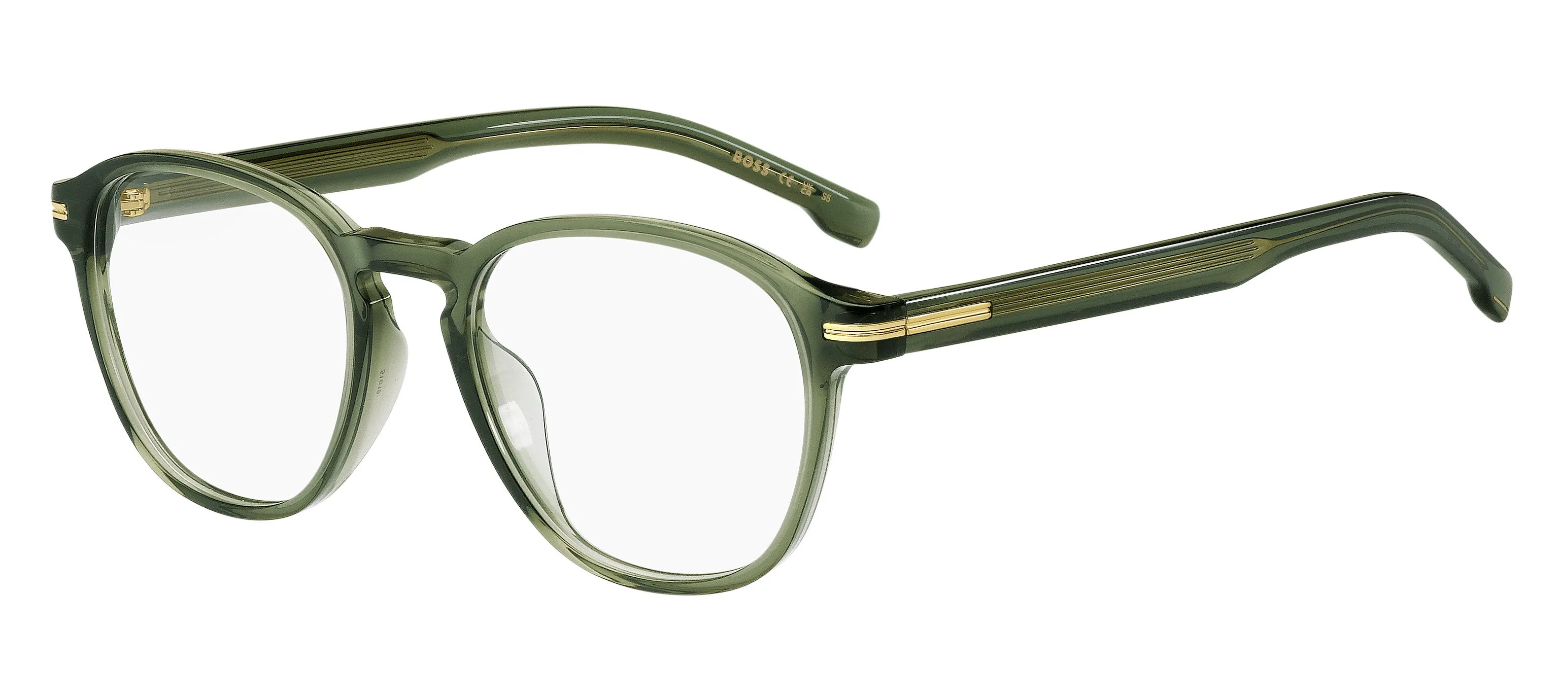 Hugo Boss BOSS 1509/G 1ED Montature da vista Bio-acetato Verde Rotonda - immagine 1