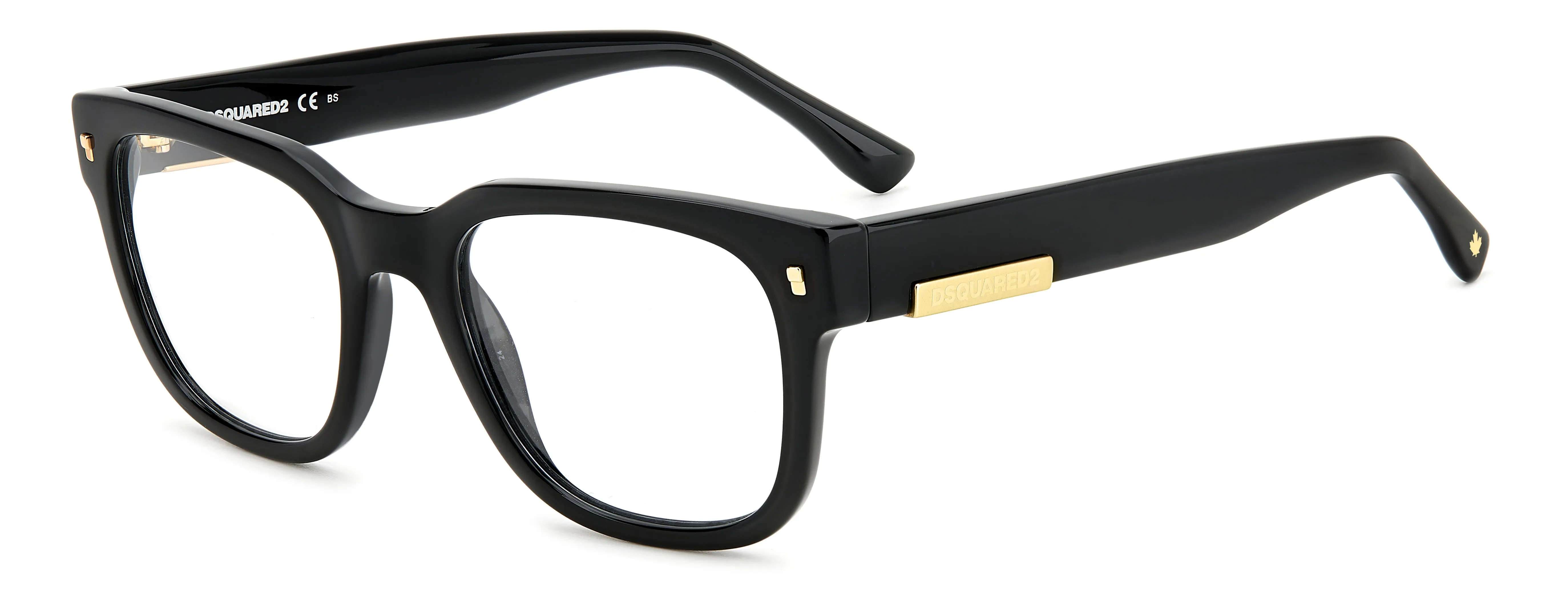 Dsquared2 D2 0074 807 Montature da vista Plastica Nero Squadrata - immagine 1