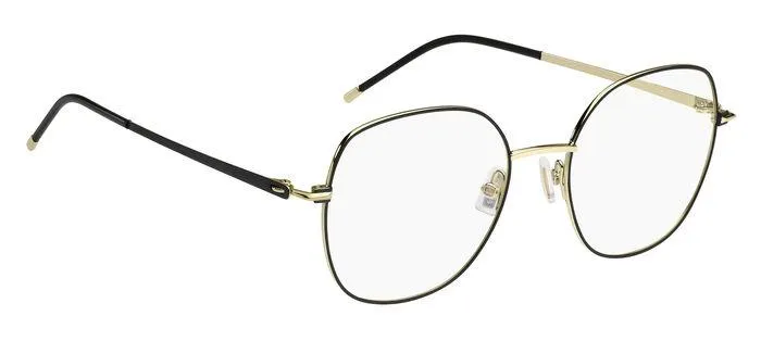 Hugo Boss BOSS 1529 RHL Montature da vista Acciaio Oro / Nero Rotonda - immagine 2