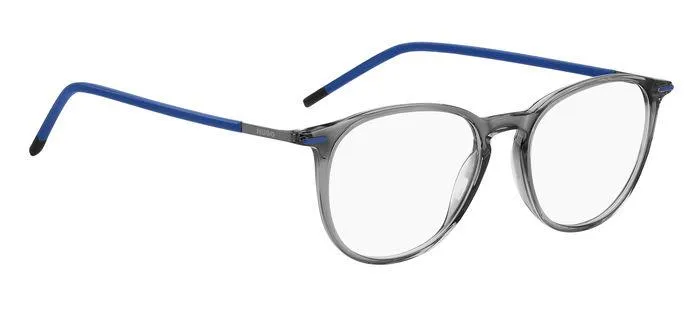 Hugo Boss HG 1233 HWJ Montature da vista Acetato Grigio scuro Rotonda - immagine 2