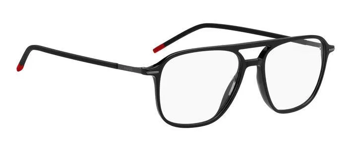 Hugo Boss HG 1232 807 Montature da vista Acetato Nero Squadrata - immagine 2