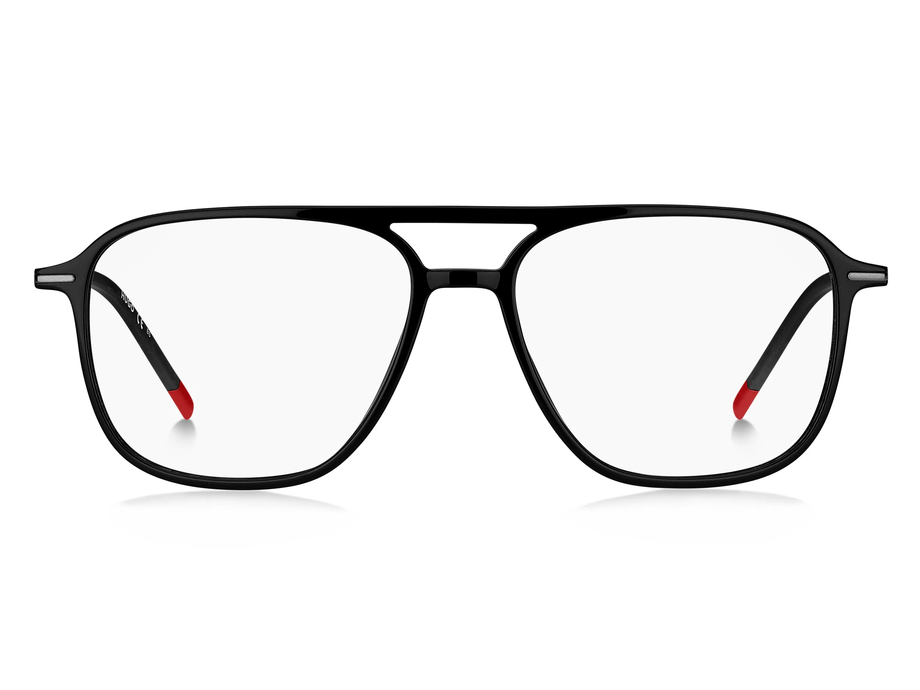 Hugo Boss HG 1232 807 Montature da vista Acetato Nero Squadrata - immagine 3