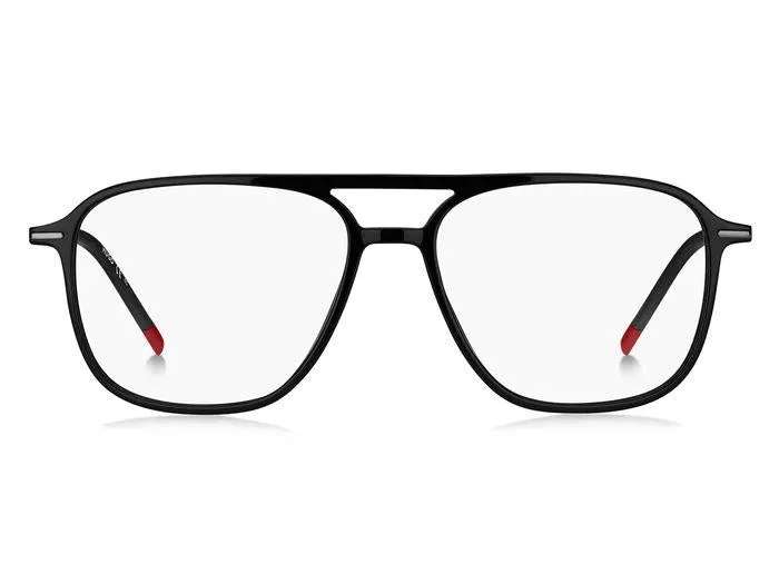 Hugo Boss HG 1232 807 Montature da vista Acetato Nero Squadrata - immagine 4