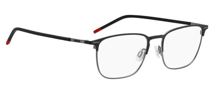 Hugo Boss HG 1235 284 Montature da vista Acciaio Nero/Grigio Squadrata - immagine 2