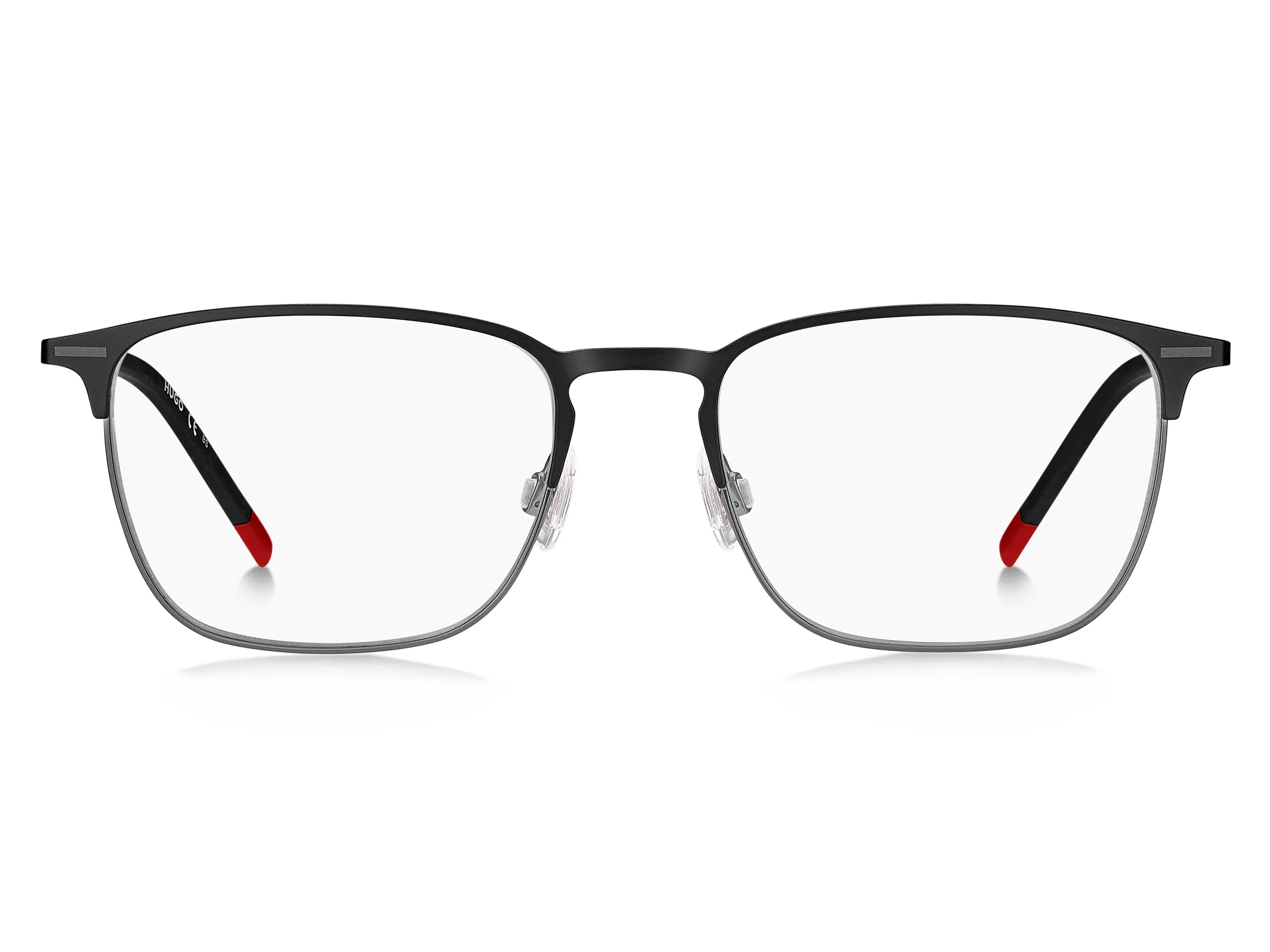 Hugo Boss HG 1235 284 Montature da vista Acciaio Nero/Grigio Squadrata - immagine 3