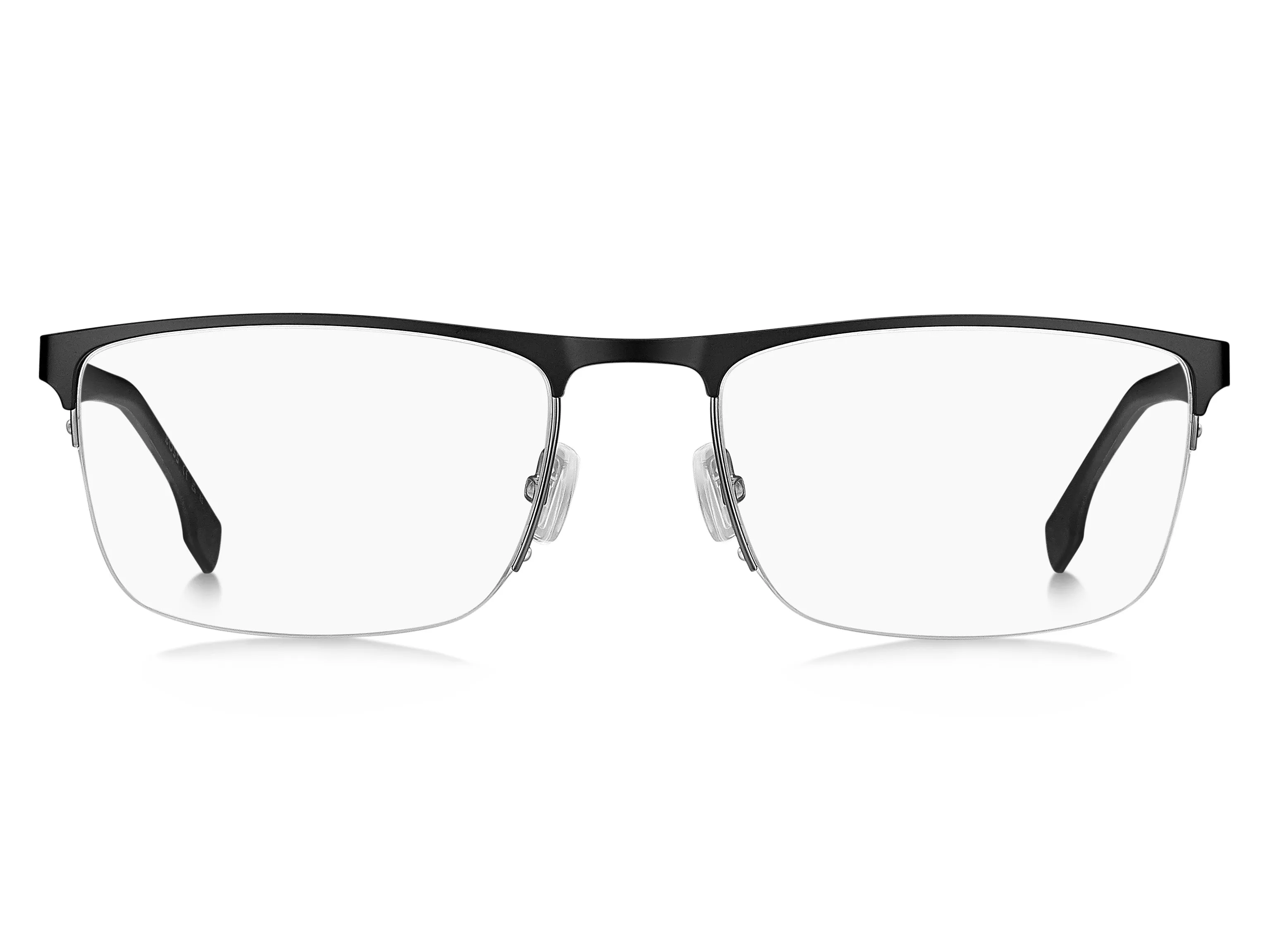 Hugo Boss BOSS 1487 0AN Montature da vista Acciaio Argento Rosso Squadrata - immagine 3