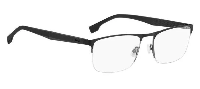 Hugo Boss BOSS 1487 0AN Montature da vista Acciaio Argento Rosso Squadrata - immagine 4