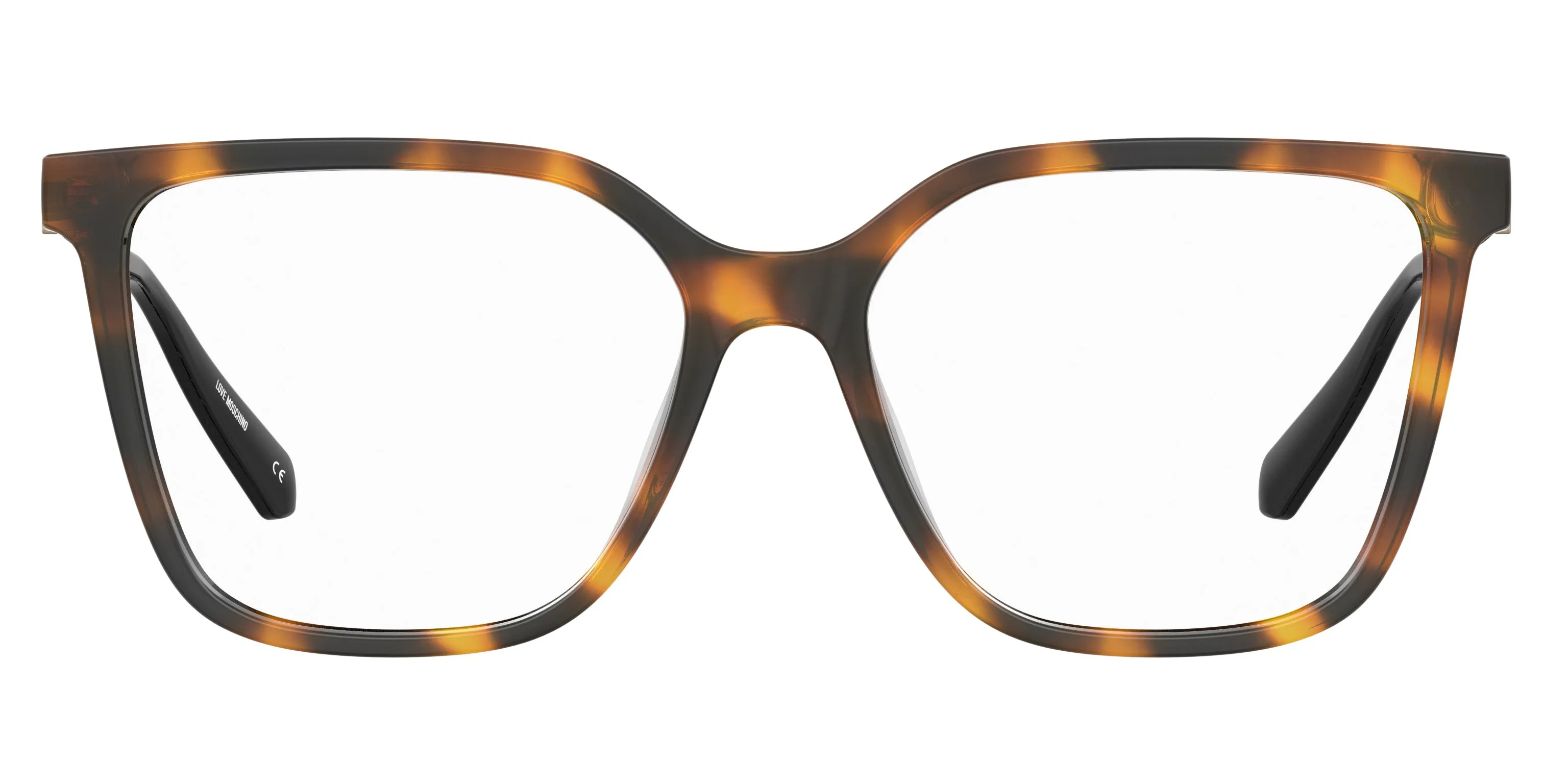 Moschino MOL612 05L Montature da vista Acetato Havana Squadrata - immagine 2