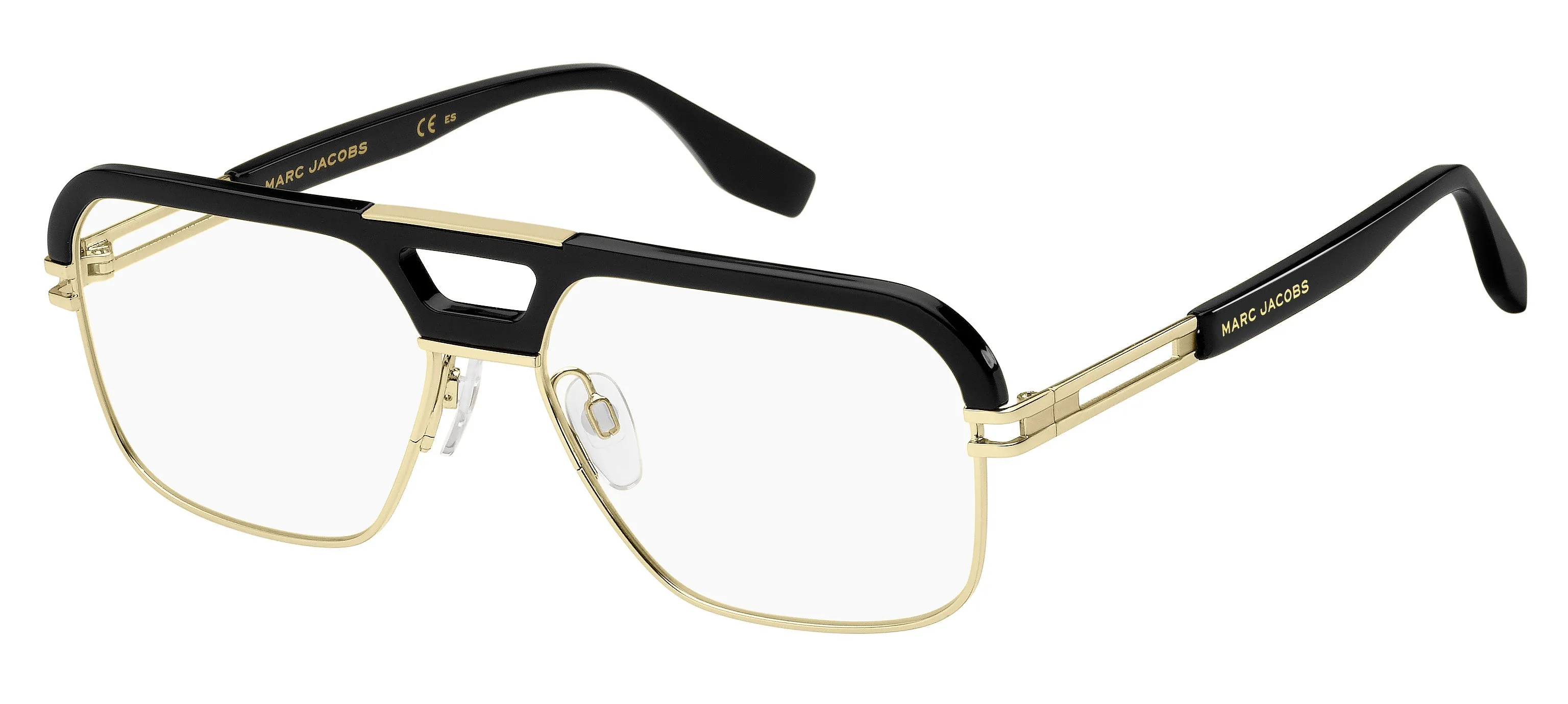 Marc Jacobs MARC 677 RHL Montature da vista Metallo Oro / Nero Squadrata - immagine 1