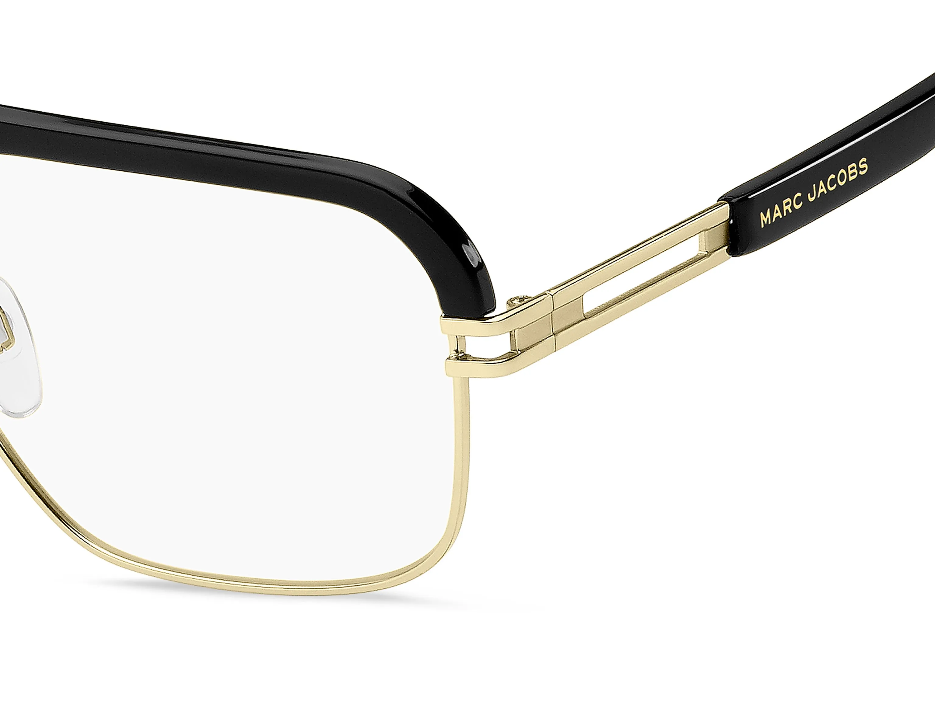 Marc Jacobs MARC 677 RHL Montature da vista Metallo Oro / Nero Squadrata - immagine 4