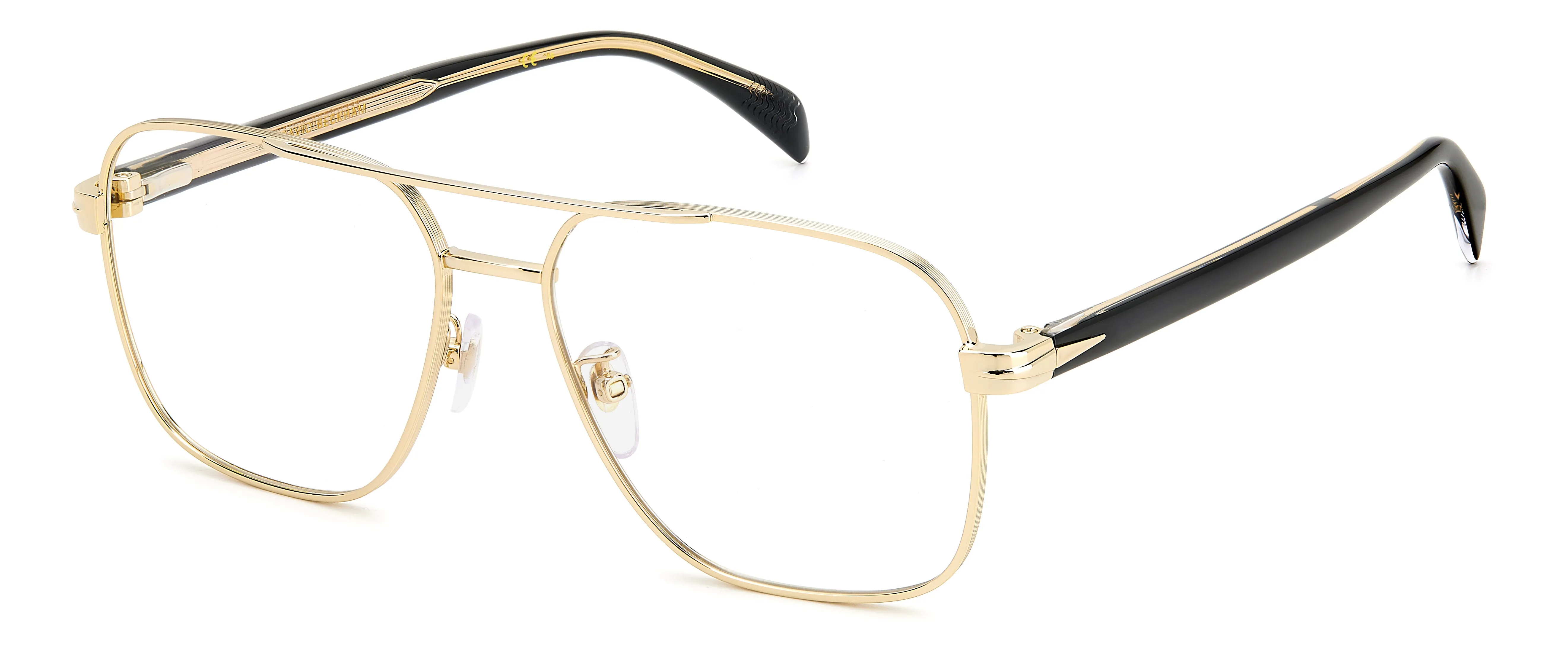 DAVID BECKHAM DB 7103 RHL Montature da vista Metallo Oro Squadrata - immagine 1