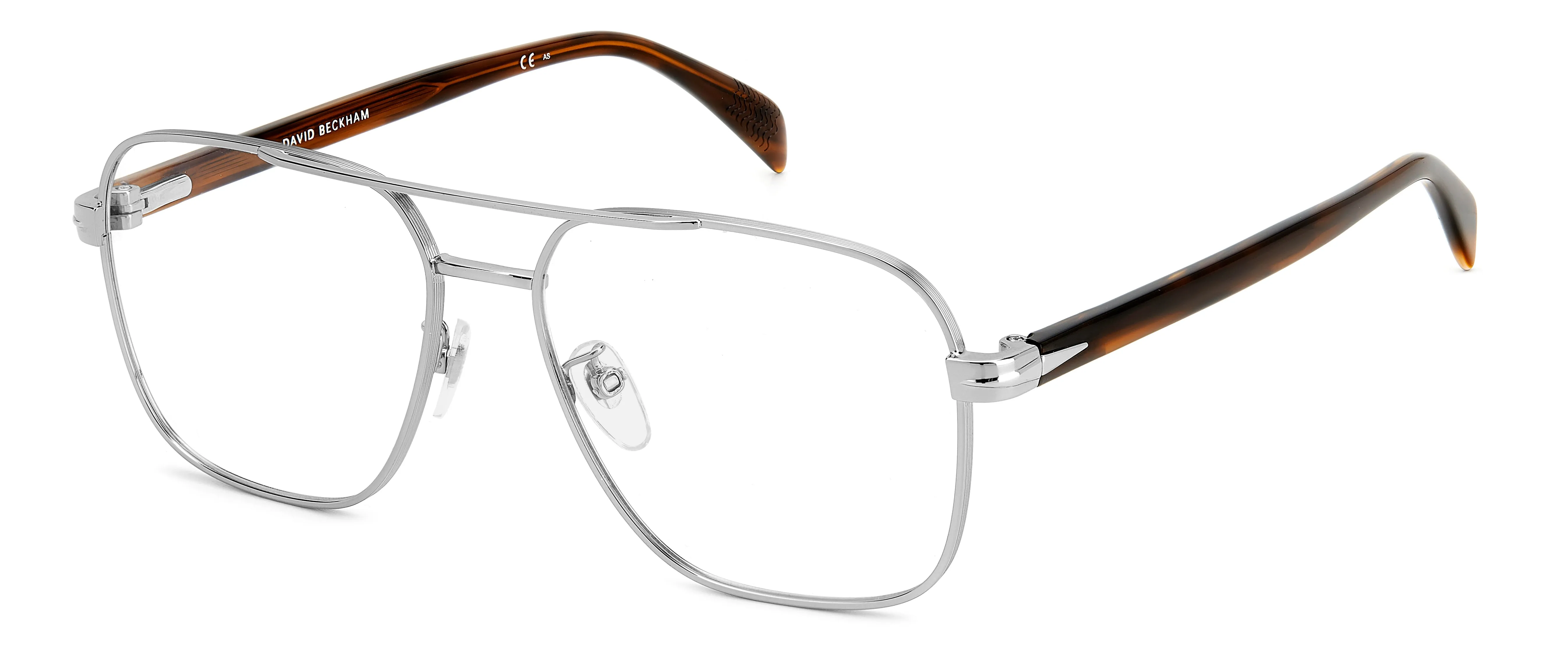 DAVID BECKHAM DB 7103 EX4 Montature da vista Metallo Argento Squadrata - immagine 1