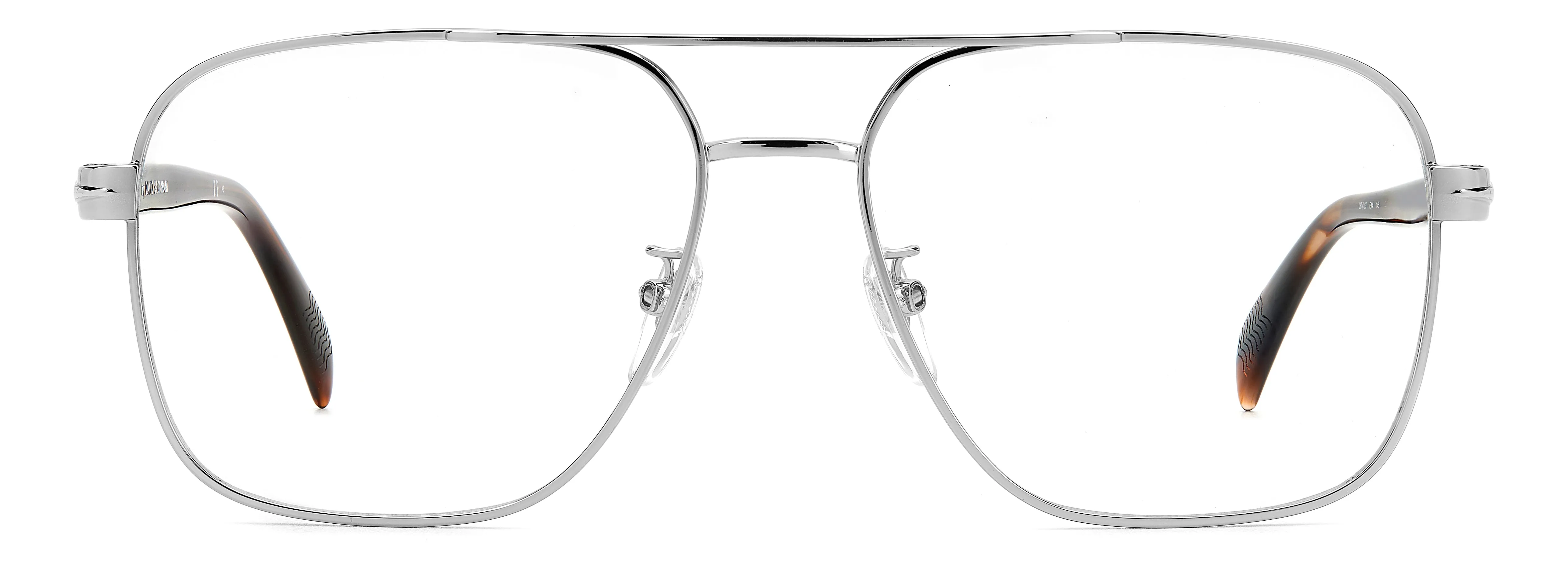 DAVID BECKHAM DB 7103 EX4 Montature da vista Metallo Argento Squadrata - immagine 2