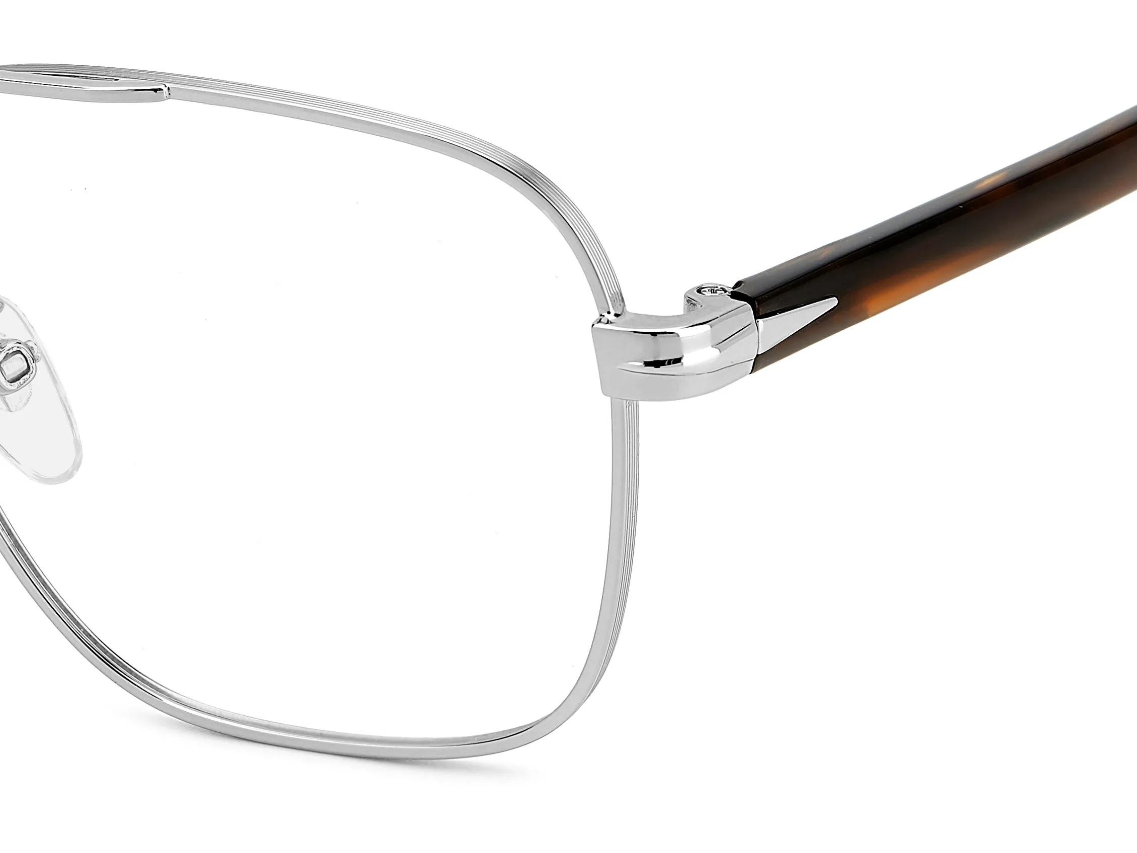 DAVID BECKHAM DB 7103 EX4 Montature da vista Metallo Argento Squadrata - immagine 3