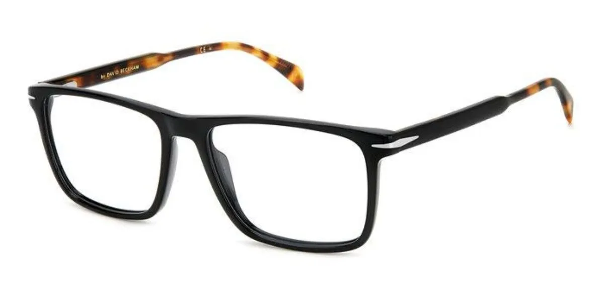 DAVID BECKHAM DB 1124 WR7 Montature da vista Acetato Nero Squadrata - immagine 1