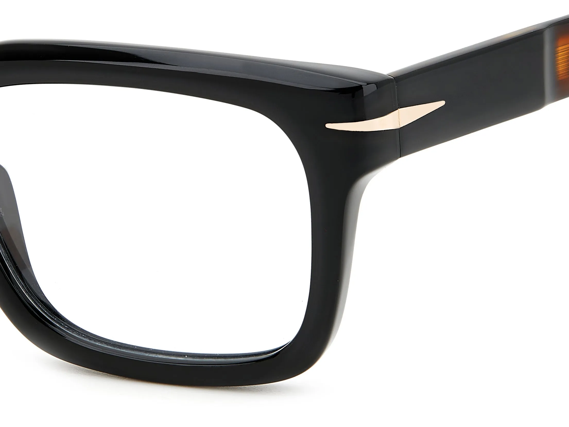 DAVID BECKHAM DB 7107 WR7 Montature da vista Acetato Nero Squadrata - immagine 4