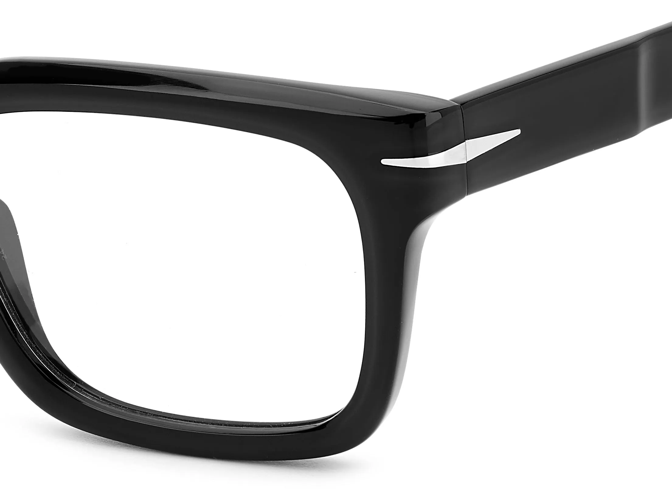 DAVID BECKHAM DB 7107 807 Montature da vista Acetato Nero Squadrata - immagine 4