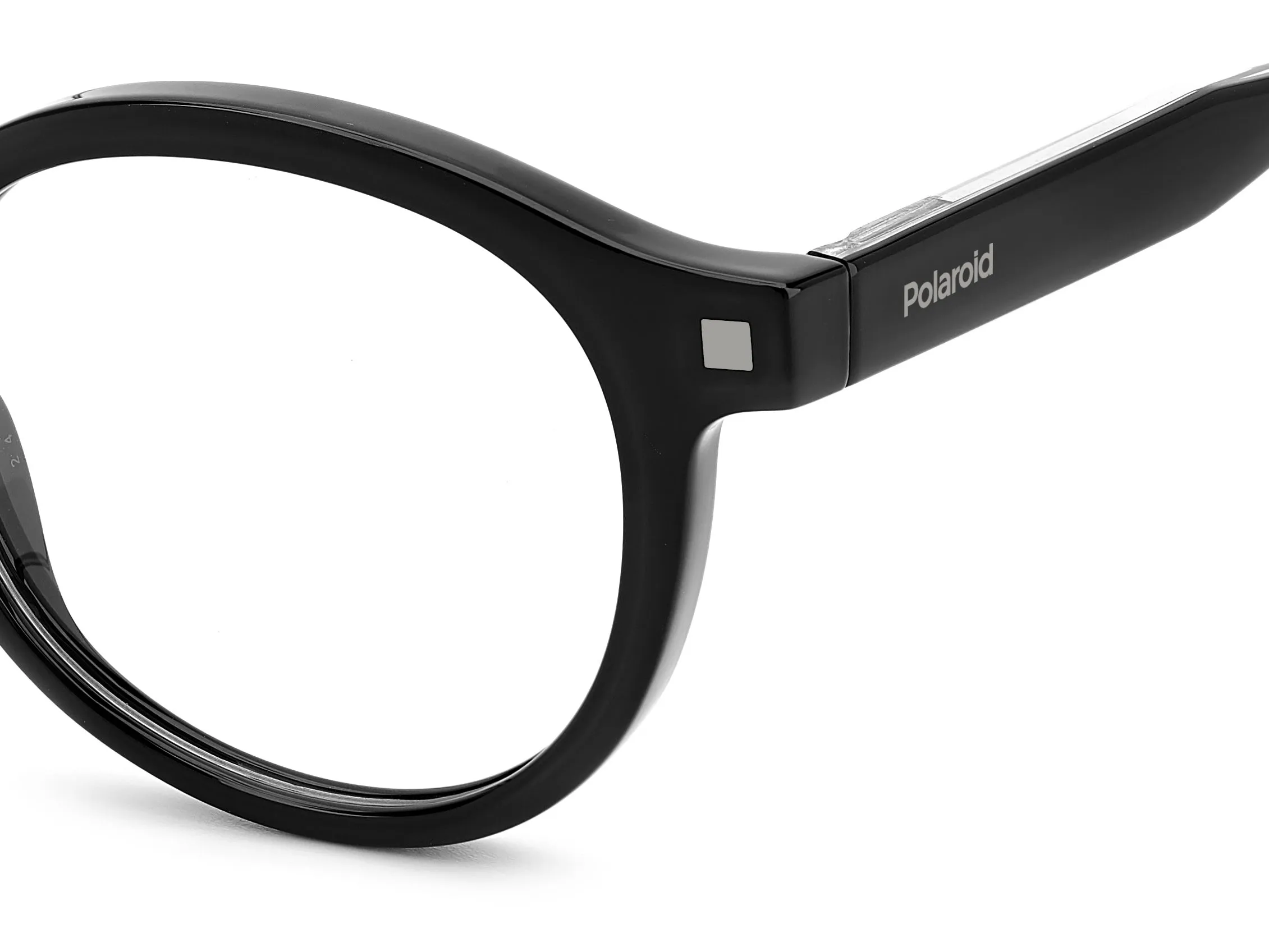 Polaroid PLD D492 807 Montature da vista Plastica Nero Rotonda - immagine 4