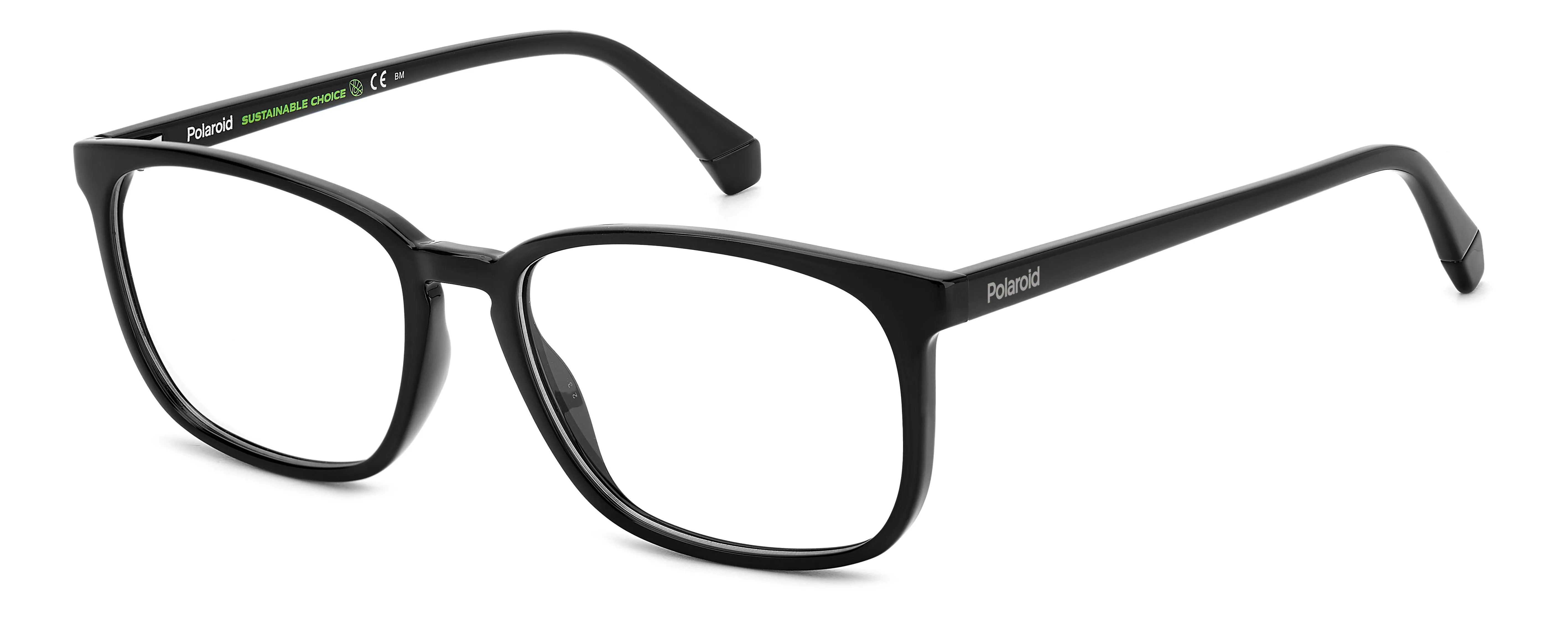 Polaroid PLD D488 807 Montature da vista Plastica Nero Squadrata - immagine 1
