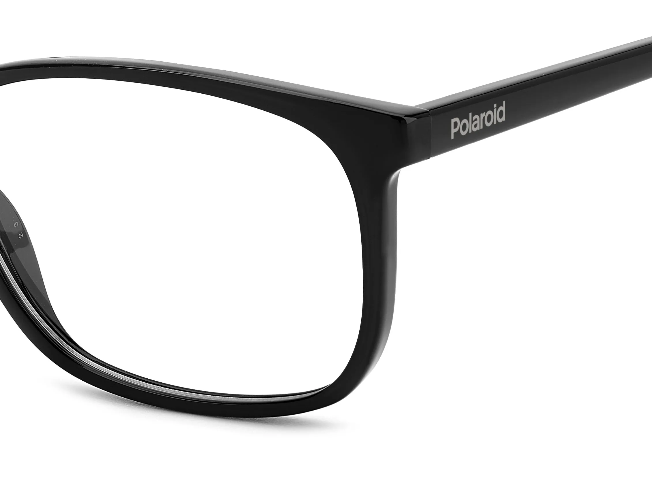 Polaroid PLD D488 807 Montature da vista Plastica Nero Squadrata - immagine 4