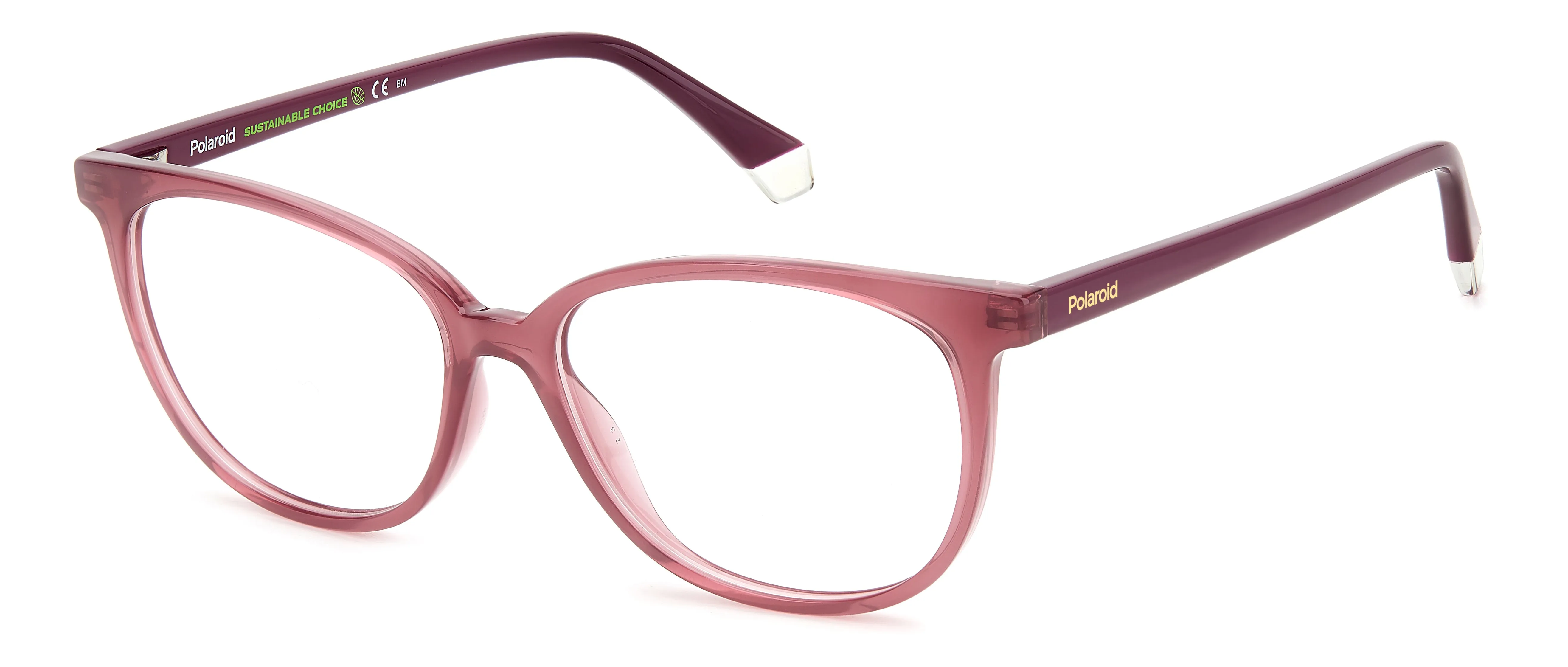 Polaroid PLD D487 B3V Montature da vista Plastica Viola Cat Eye - immagine 1