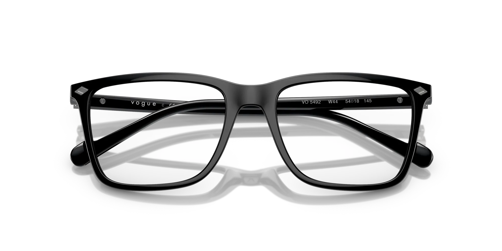 VOGUE EYEWEAR VO5492 W44 Montature da vista Iniettato Nero Squadrata Normale - immagine 2