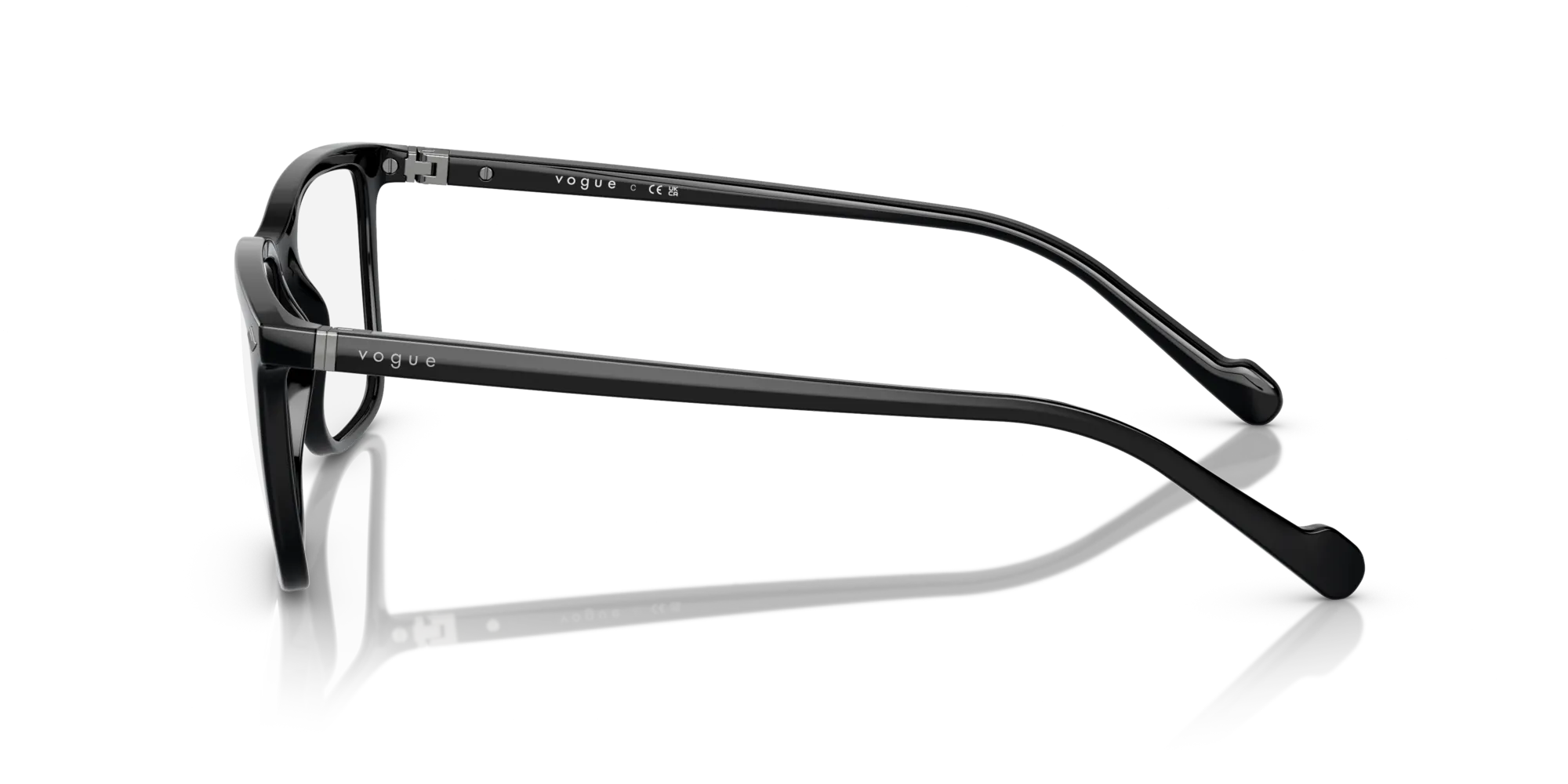 VOGUE EYEWEAR VO5492 W44 Montature da vista Iniettato Nero Squadrata Normale - immagine 4