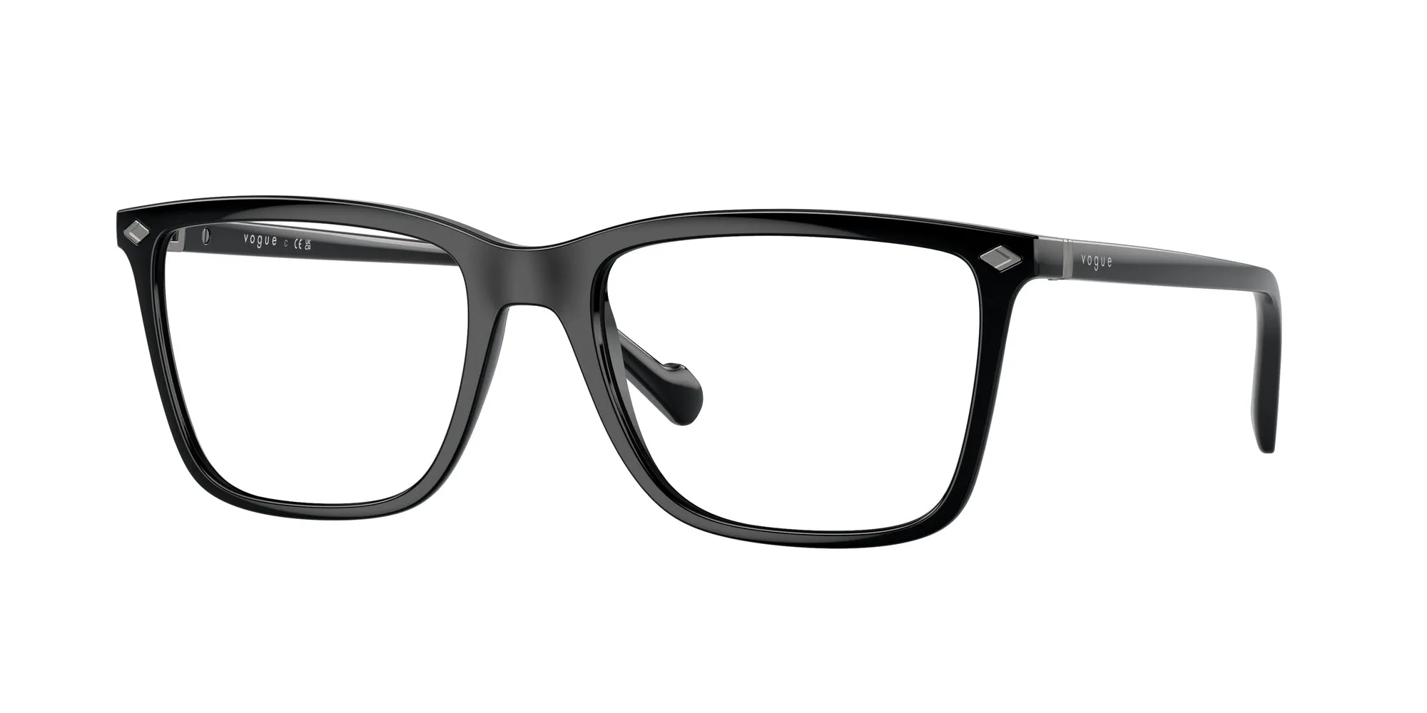 VOGUE EYEWEAR VO5492 W44 Montature da vista Iniettato Nero Squadrata Normale - immagine 1
