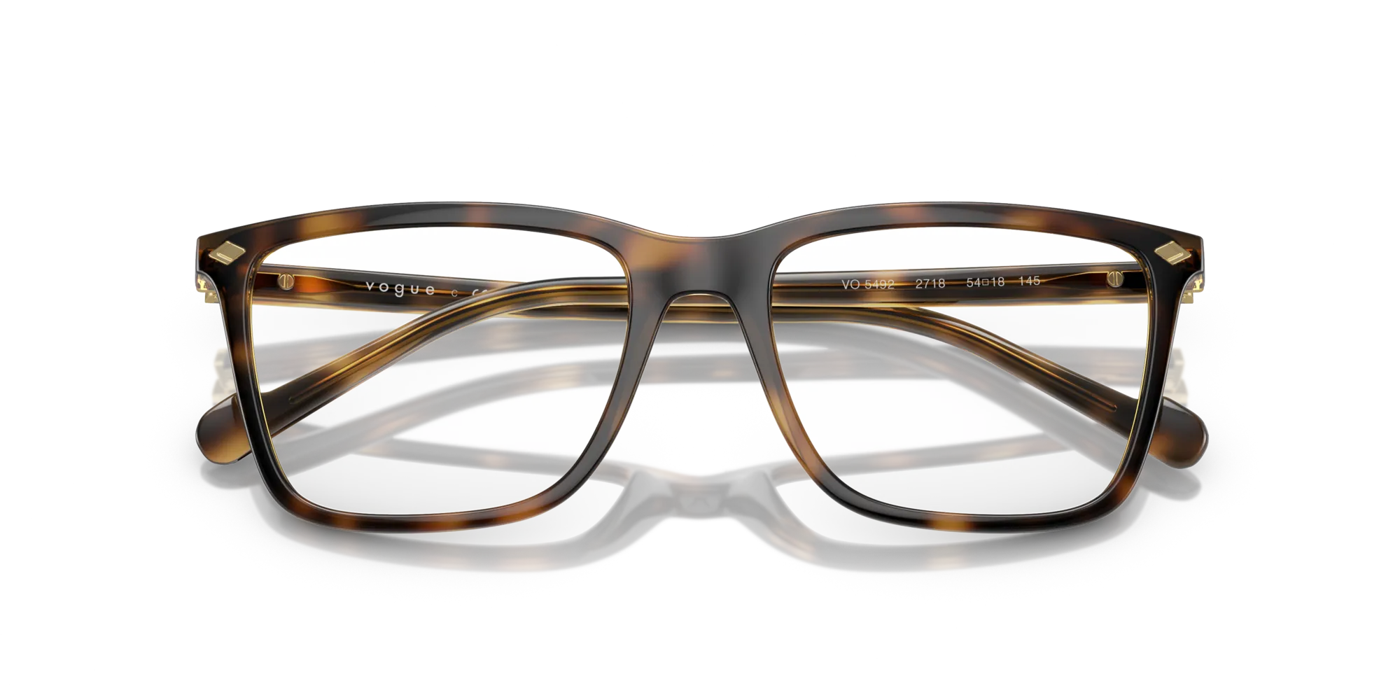 VOGUE EYEWEAR VO5492 2718 Montature da vista Iniettato Marrone Squadrata Normale - immagine 2