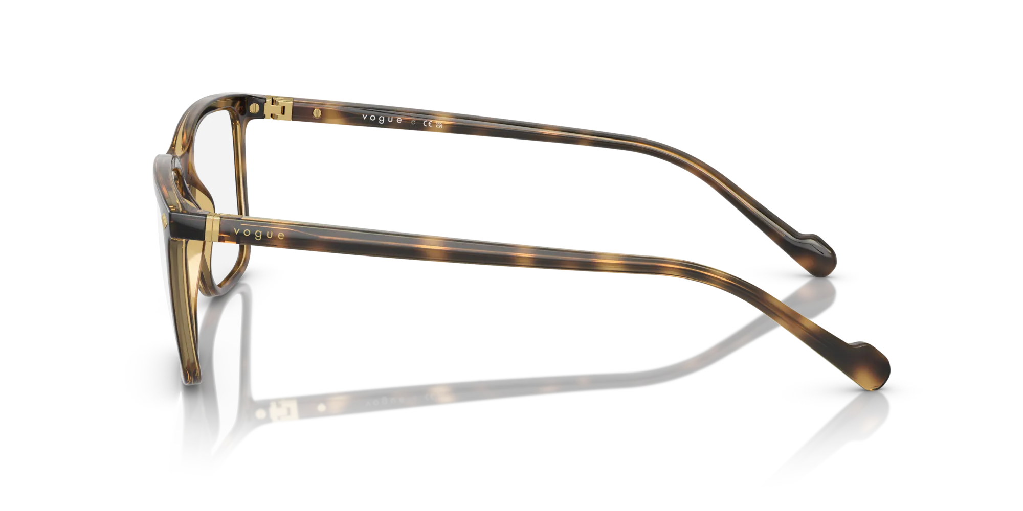VOGUE EYEWEAR VO5492 2718 Montature da vista Iniettato Marrone Squadrata Normale - immagine 4