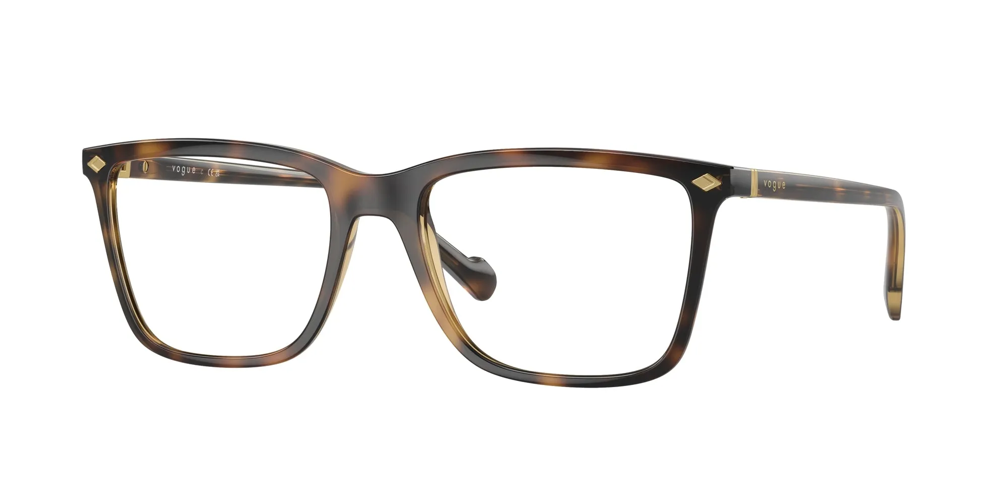 VOGUE EYEWEAR VO5492 2718 Montature da vista Iniettato Marrone Trasparente Squadrata Normale - immagine 1