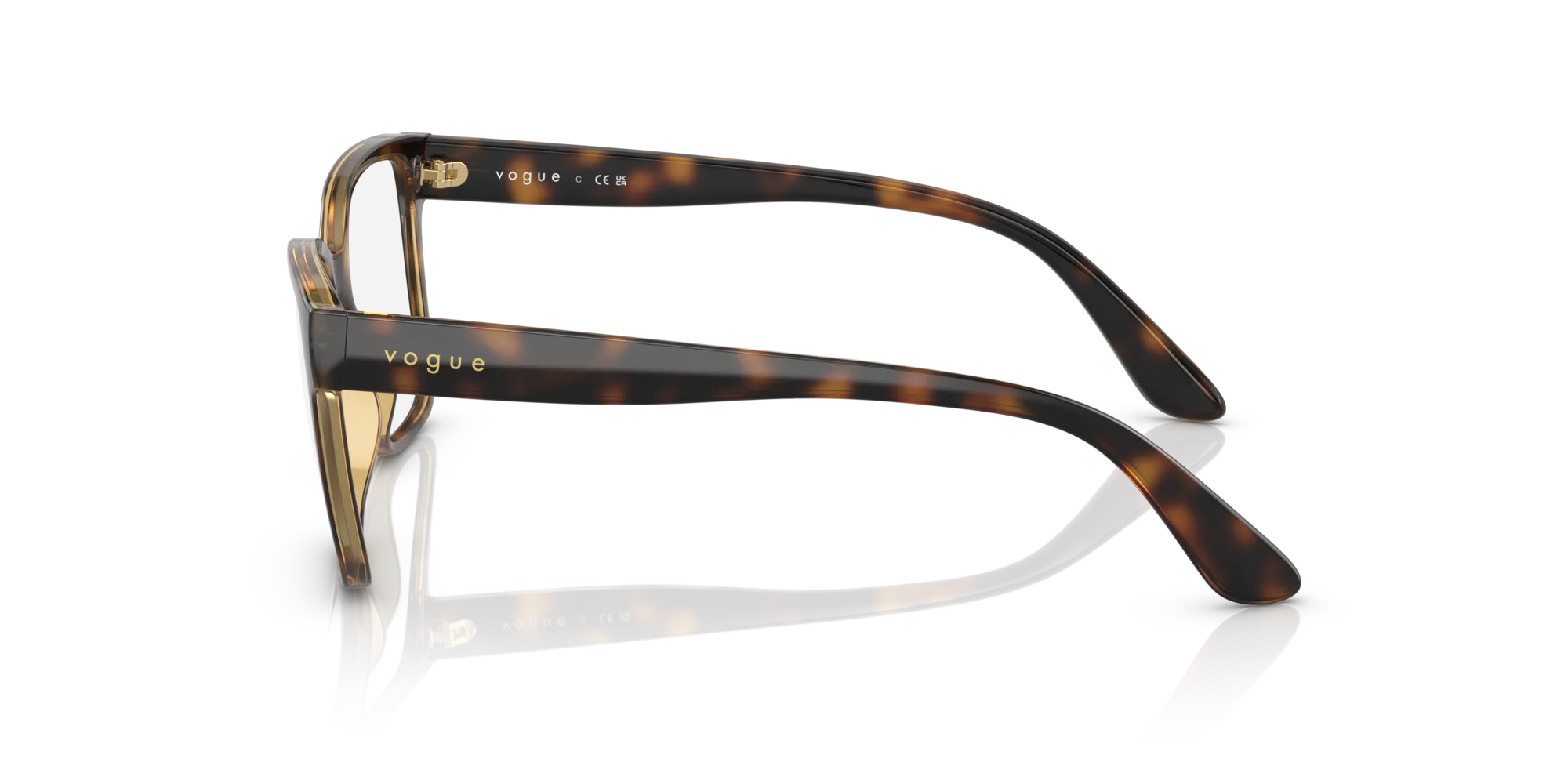VOGUE EYEWEAR VO5452 W656 Montature da vista Iniettato Havana Squadrata - immagine 4