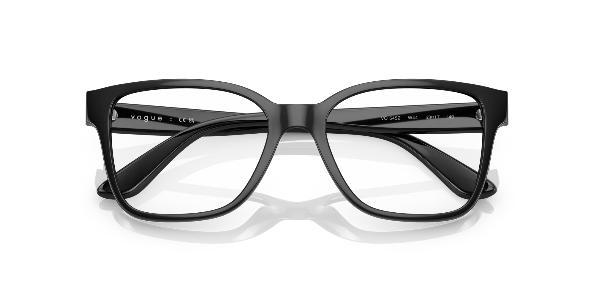 VOGUE EYEWEAR VO5452 W44 Montature da vista Iniettato Nero Squadrata - immagine 2