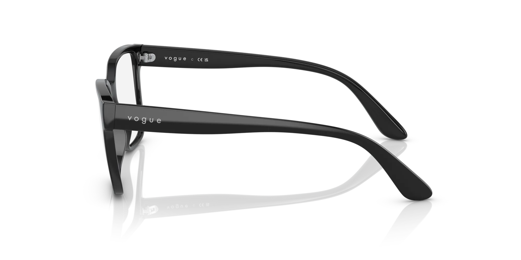 VOGUE EYEWEAR VO5452 W44 Montature da vista Iniettato Nero Squadrata - immagine 4