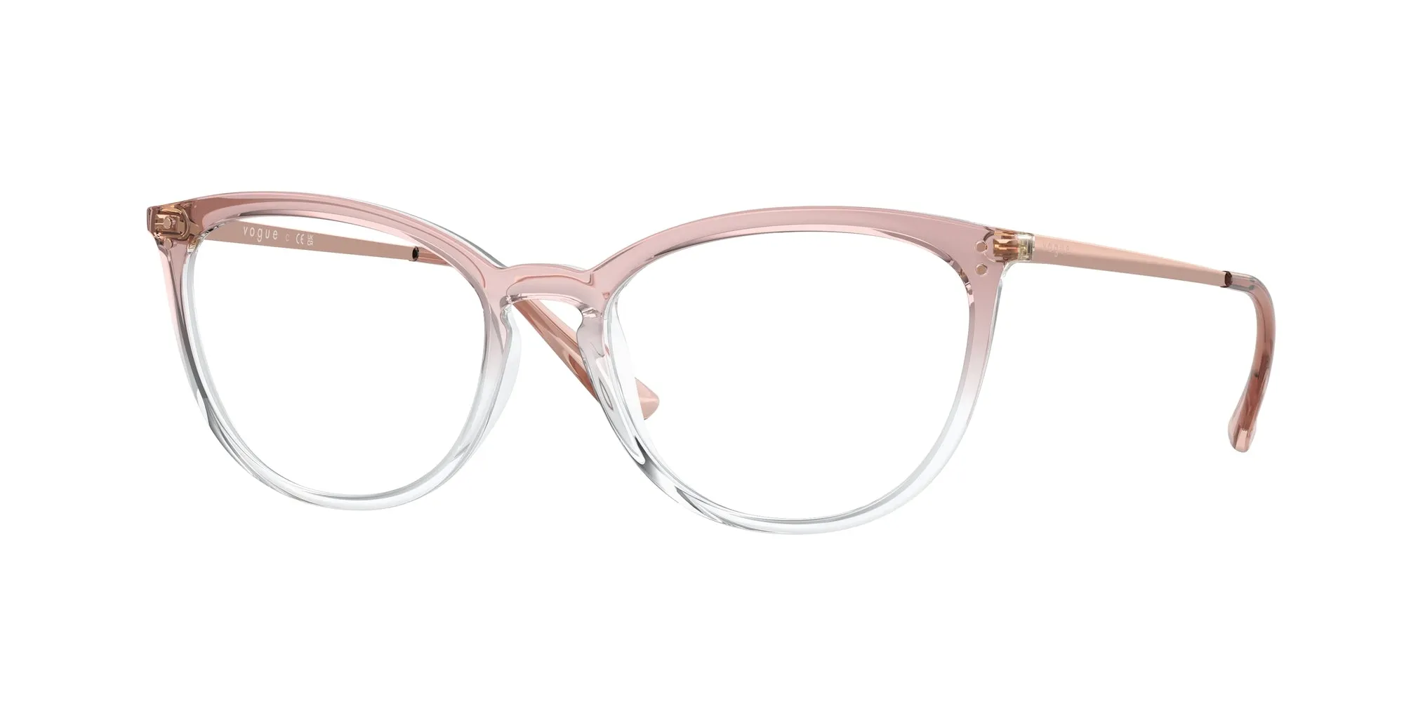 VOGUE EYEWEAR VO5276 3034 Montature da vista Iniettato Rosa Cat Eye Normale - immagine 1