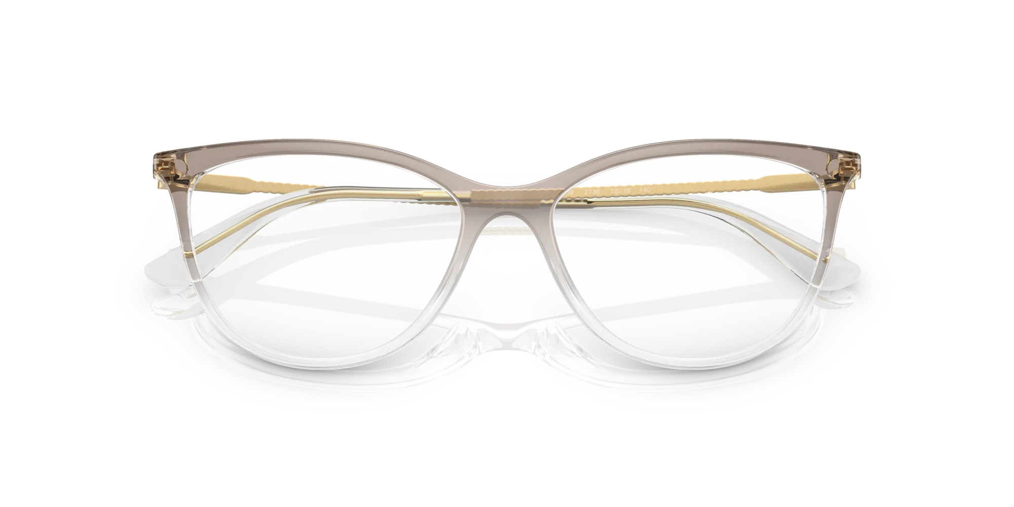 VOGUE EYEWEAR VO5239 2736 Montature da vista Iniettato Marrone Cat Eye Normale - immagine 2