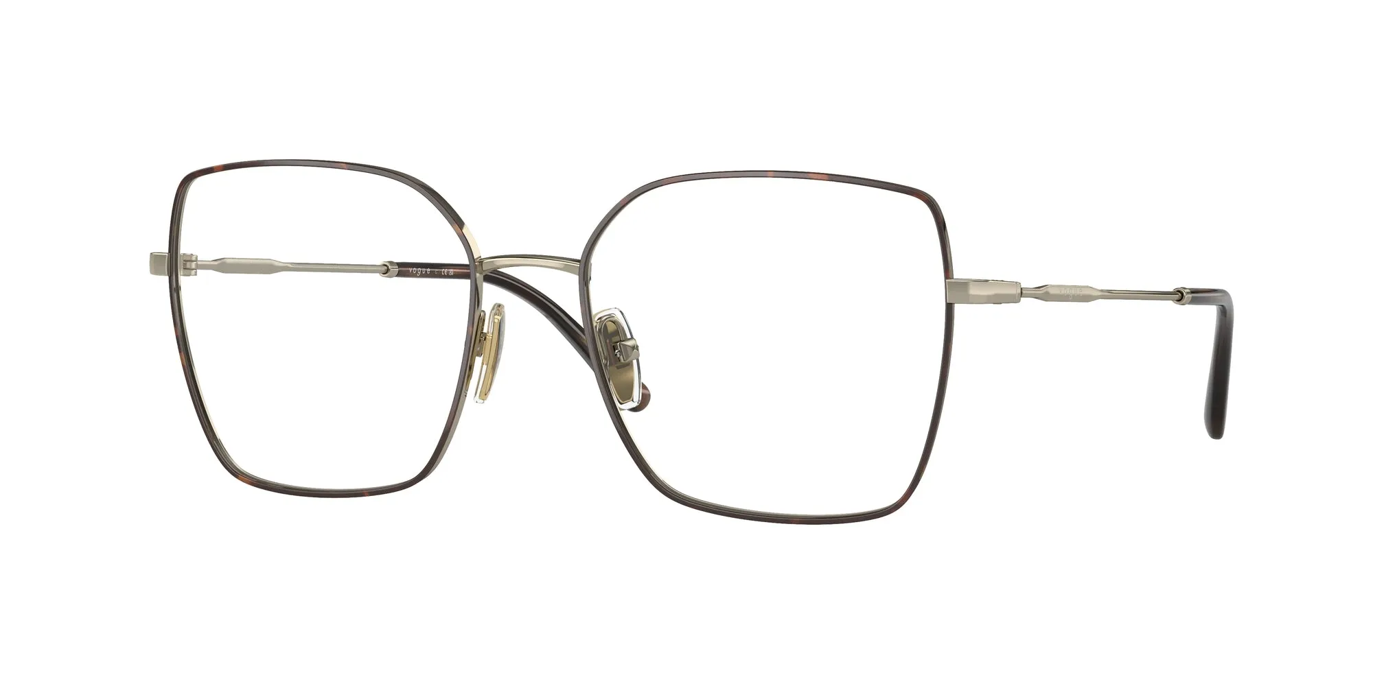 VOGUE EYEWEAR VO4274 5078 Montature da vista Metallo Marrone Geometrica Normale - immagine 1