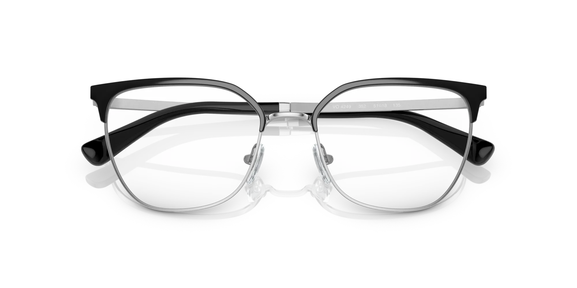 VOGUE EYEWEAR VO4249 352 Montature da vista Metallo Nero Trasparente Pillow Normale - immagine 2
