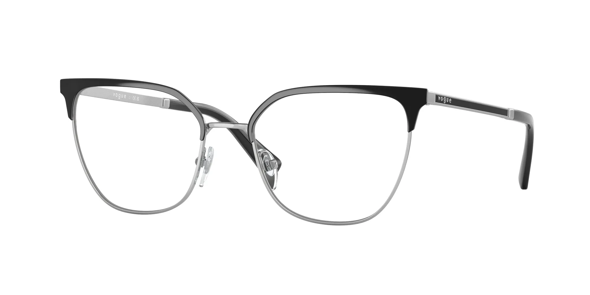 VOGUE EYEWEAR VO4249 352 Montature da vista Metallo Nero Trasparente Pillow Normale - immagine 1