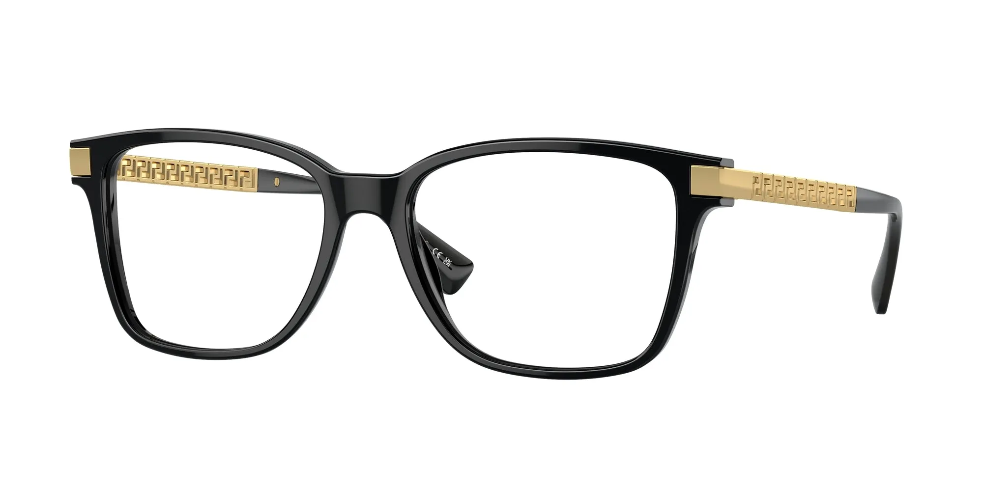 Versace VE3340U GB1 Montature da vista Acetato Nero Pillow Normale - immagine 1