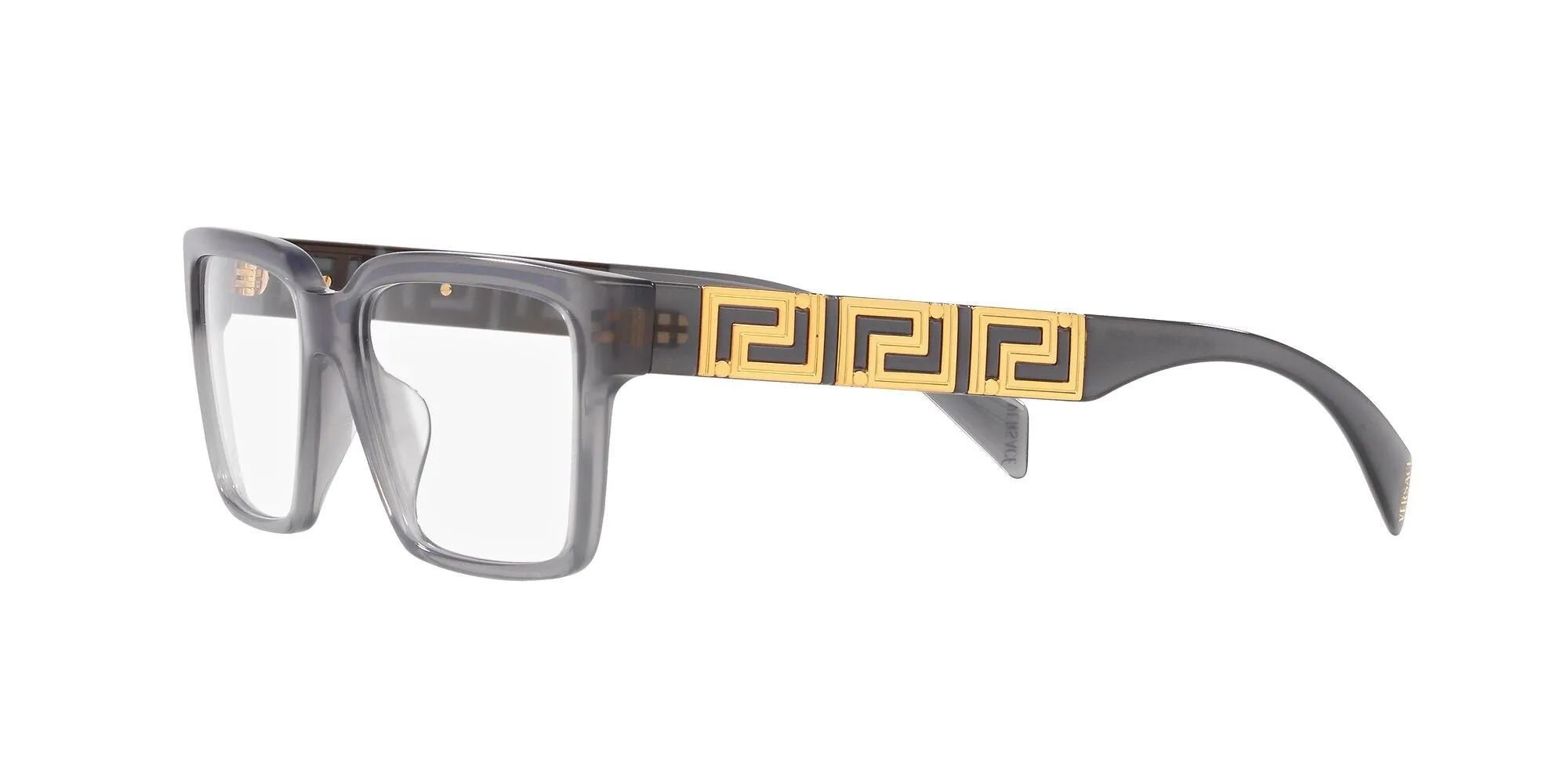 Versace VE3339U 5406 Montature da vista Acetato Grigio Squadrata - immagine 3