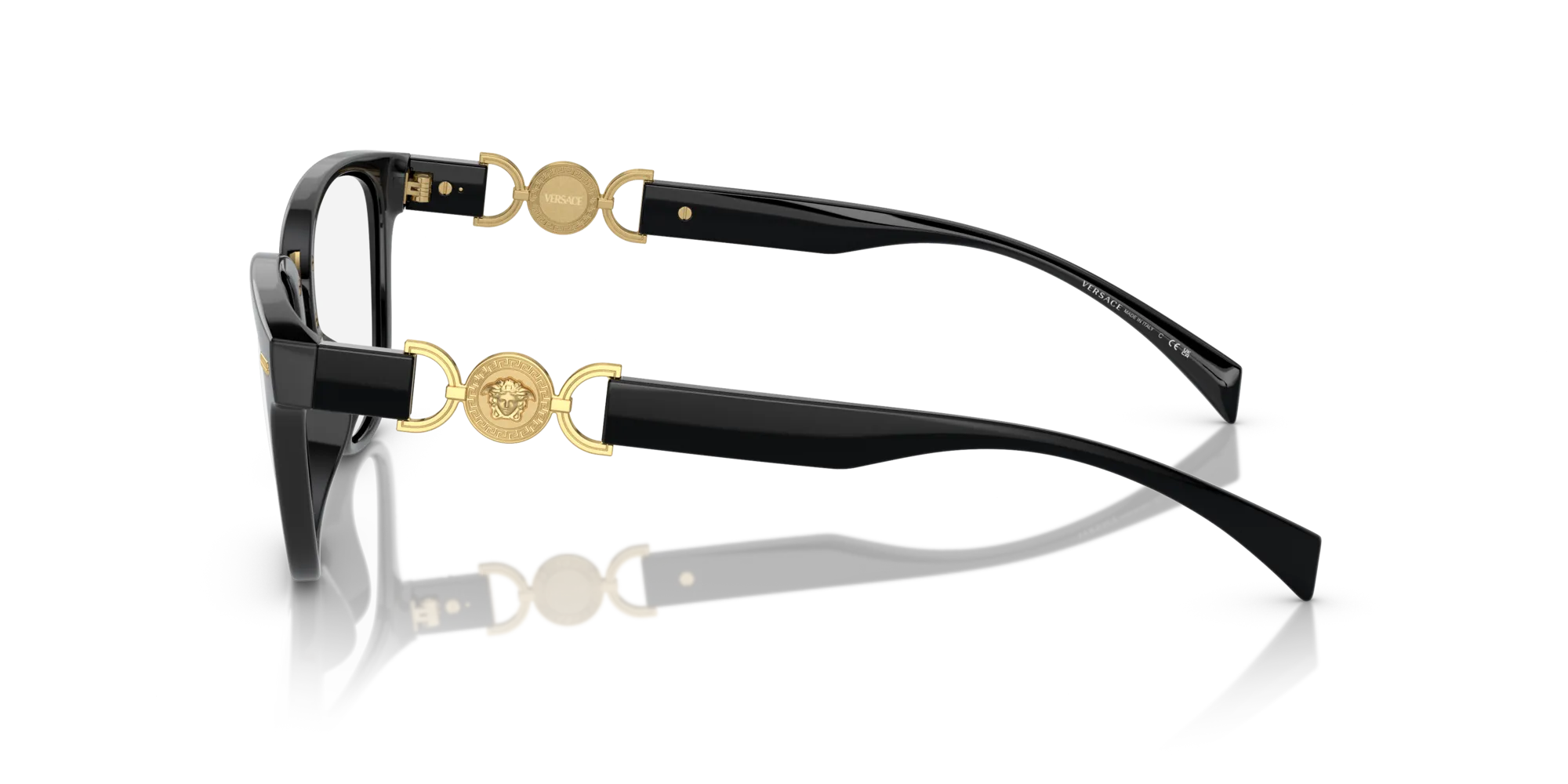 Versace VE3336U GB1 Montature da vista Plastica Nero Cat Eye - immagine 4