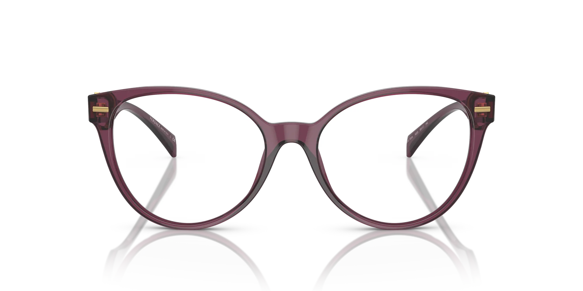 Versace VE3334 5220 Montature da vista Acetato Viola Cat Eye Normale - immagine 3