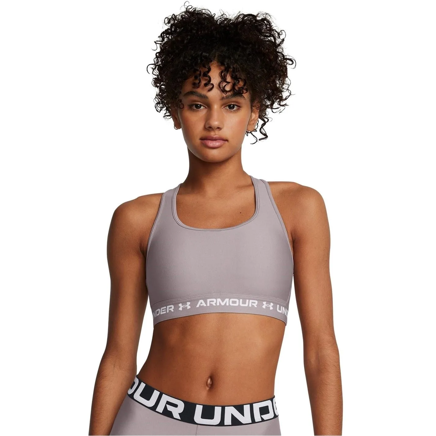 Under Armour Bra-Reggiseno Incrociato Medio Alto 0100 – Bianco – Taglia L - immagine 3