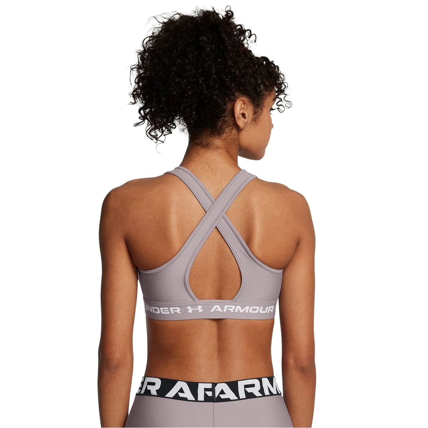 Under Armour Bra-Reggiseno Incrociato Medio Alto 0100 – Bianco – Taglia L - immagine 4